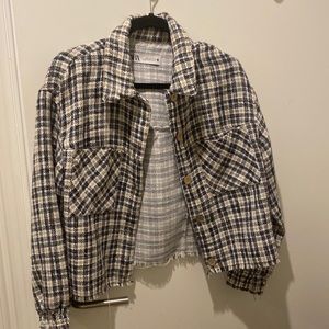 Zara Plaid Jacket